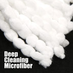 Homsis Mop Head Replacement for Spin Mops - Machine Washable

