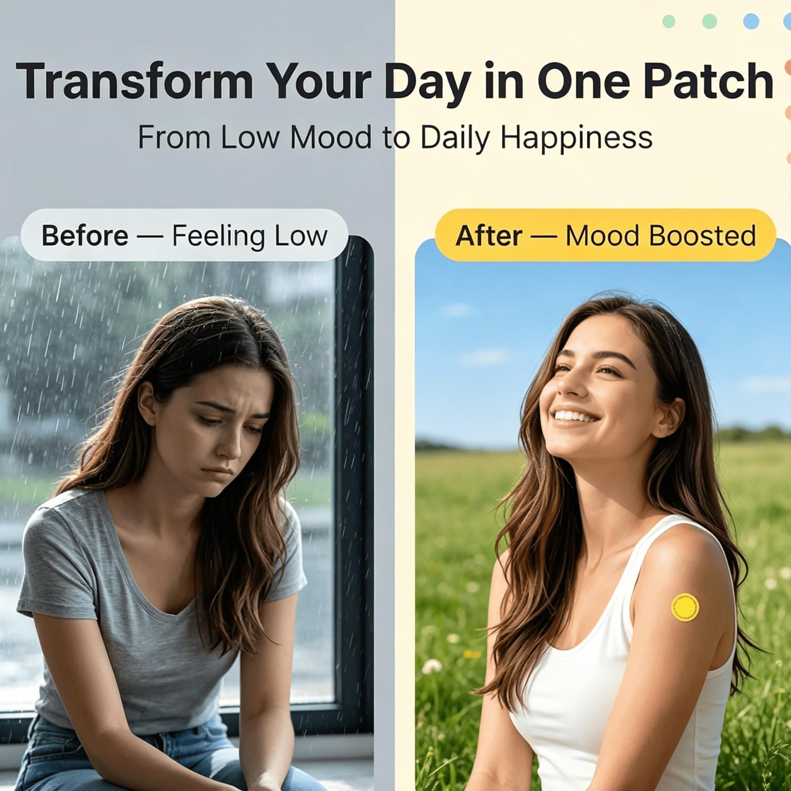 Dopamine Patches – Vegan Mood Support for Daily Wellness


