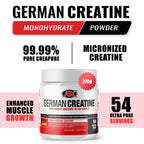 German Creatine Monohydrate Powder Micronized Unflavored

