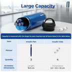AUVON Insulin Cooler Travel Case - Gel Ice Pack Included


