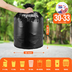 Delxo Trash Bags Leak-Proof Star Seal | Perforated Dispense

