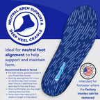 PowerStep Pinnacle Insoles – Arch Support for Foot Comfort


