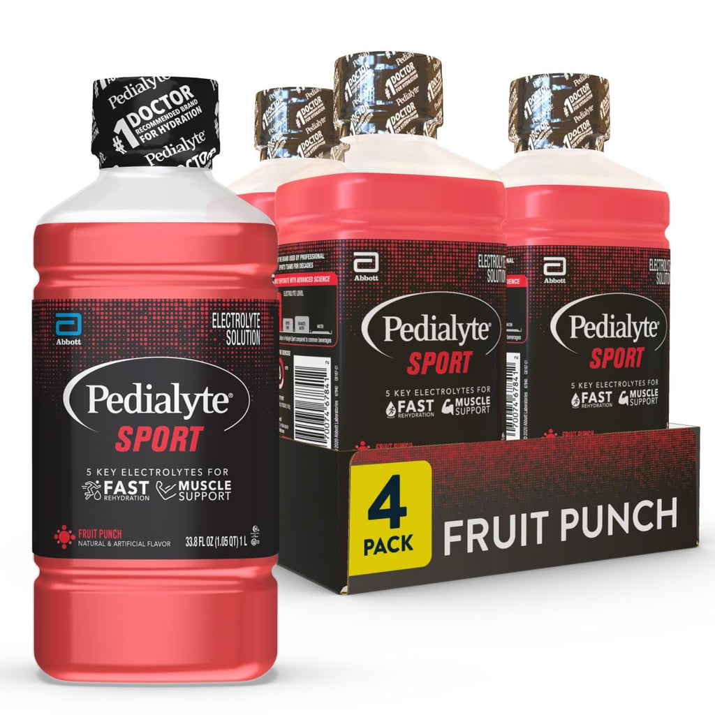 Pedialyte Sport Electrolyte Drink for Fast Hydration

