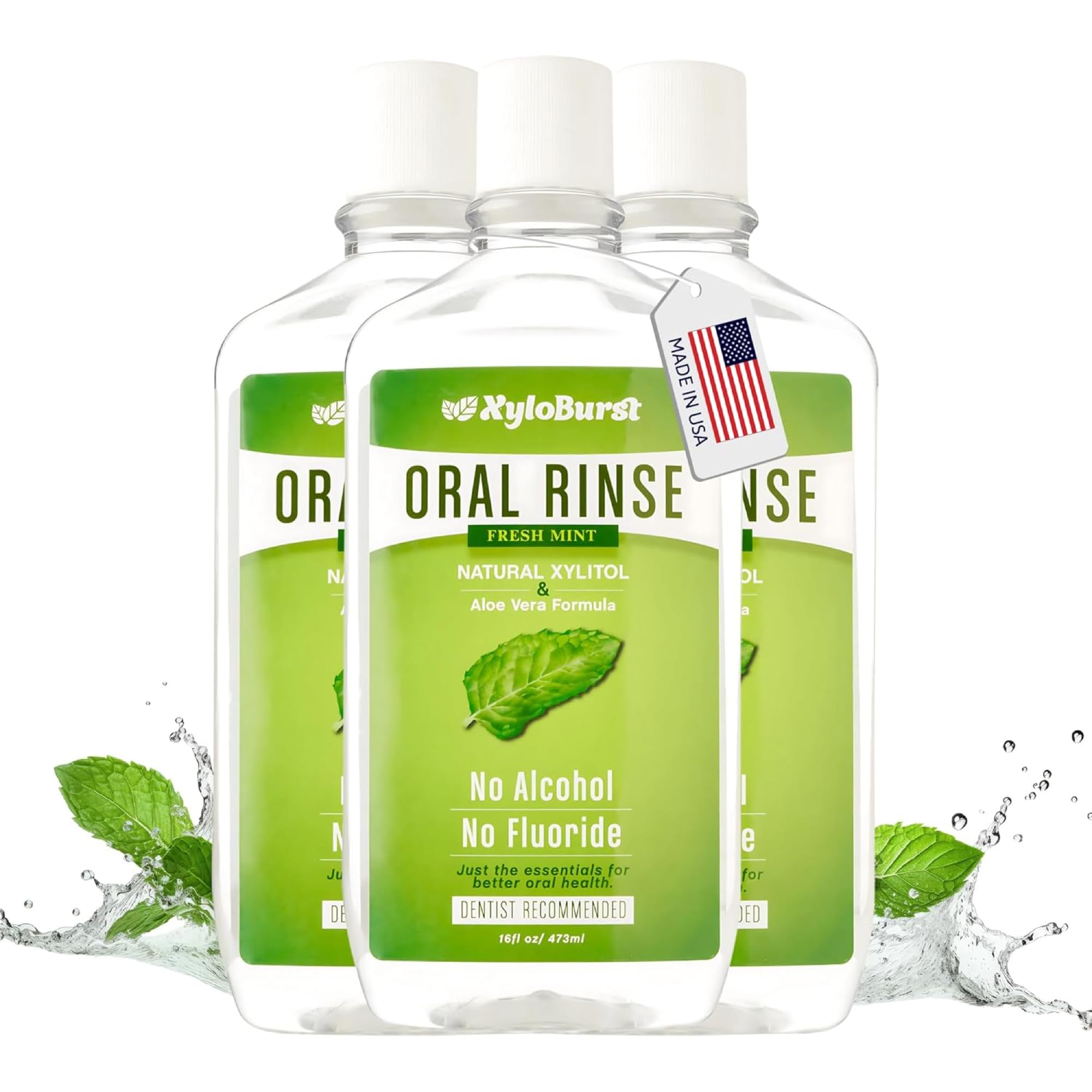 Xyloburst Xylitol Mouthwash - Alcohol-Free & Fluoride-Free

