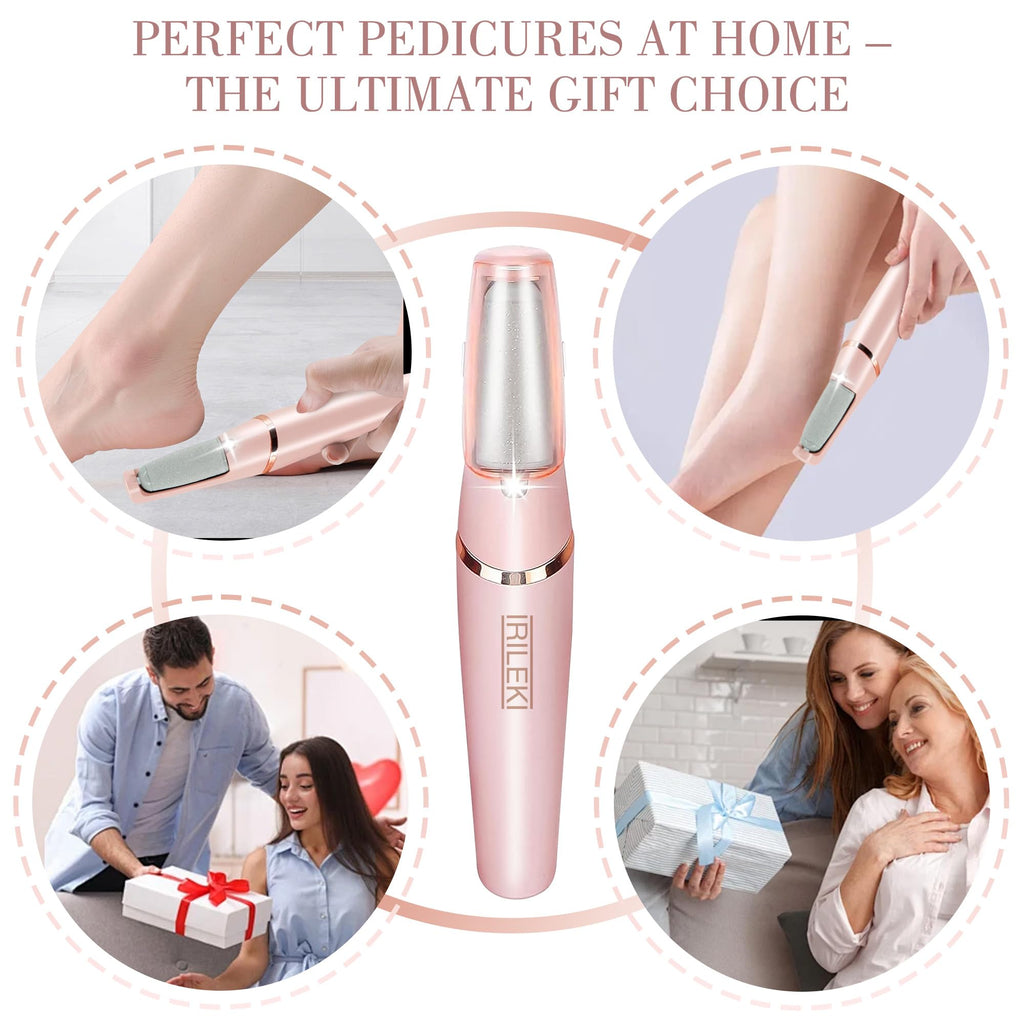 Electric Foot Callus Remover with Two Rollers | Rechargeable


