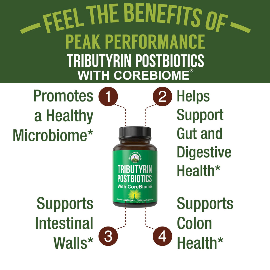 CoreBiome Tributyrin Postbiotic for Gut Health

