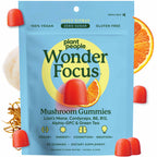 Plant People WonderFocus Mushroom Gummies with Lion’s Mane & Cordyceps – Nootropic Brain Support