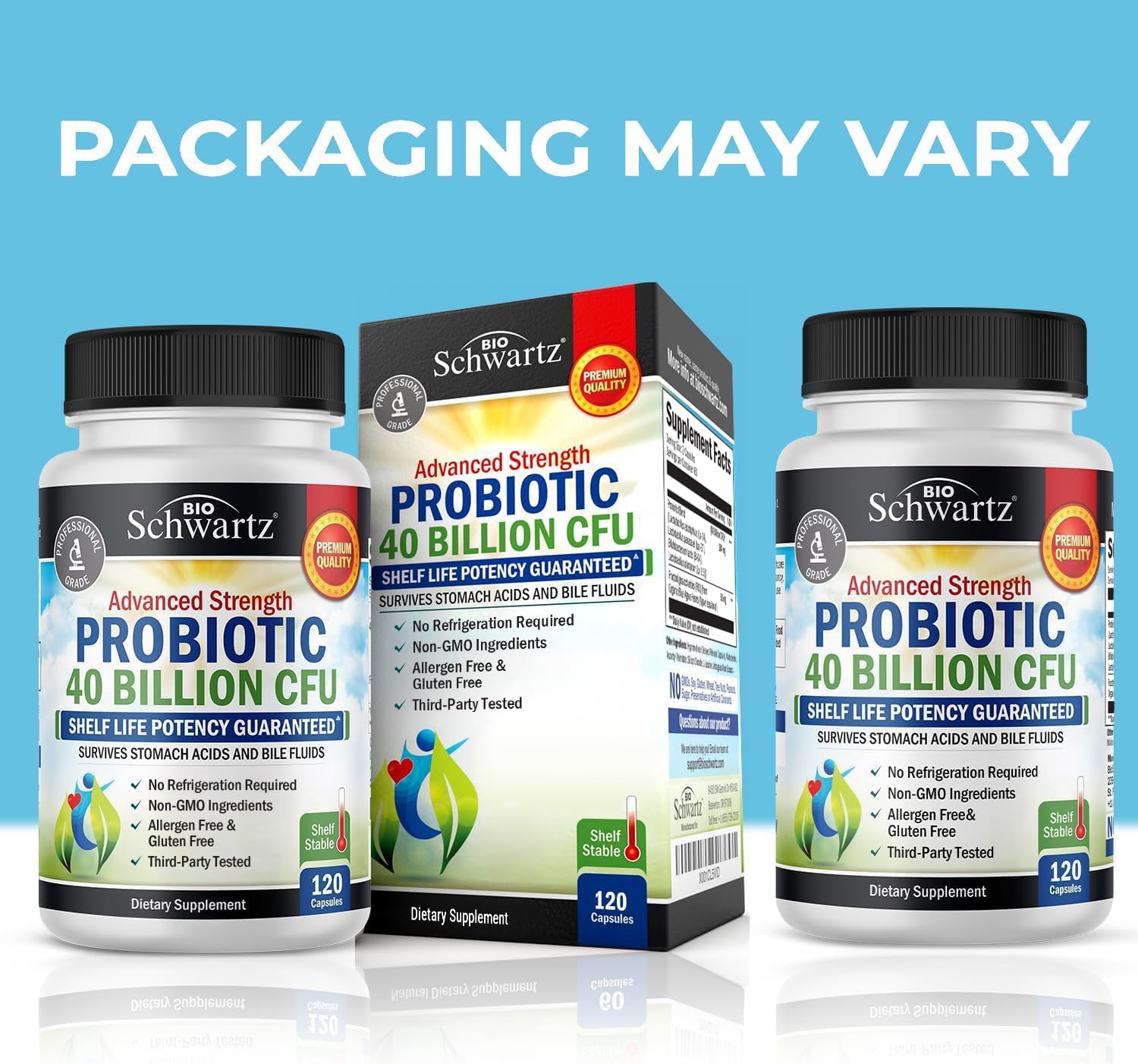 BioSchwartz Daily Probiotic Supplement - 40 Billion CFU

