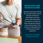 Liquid Ocean Mineral Drops by Baja Gold - Ionic Electrolyte

