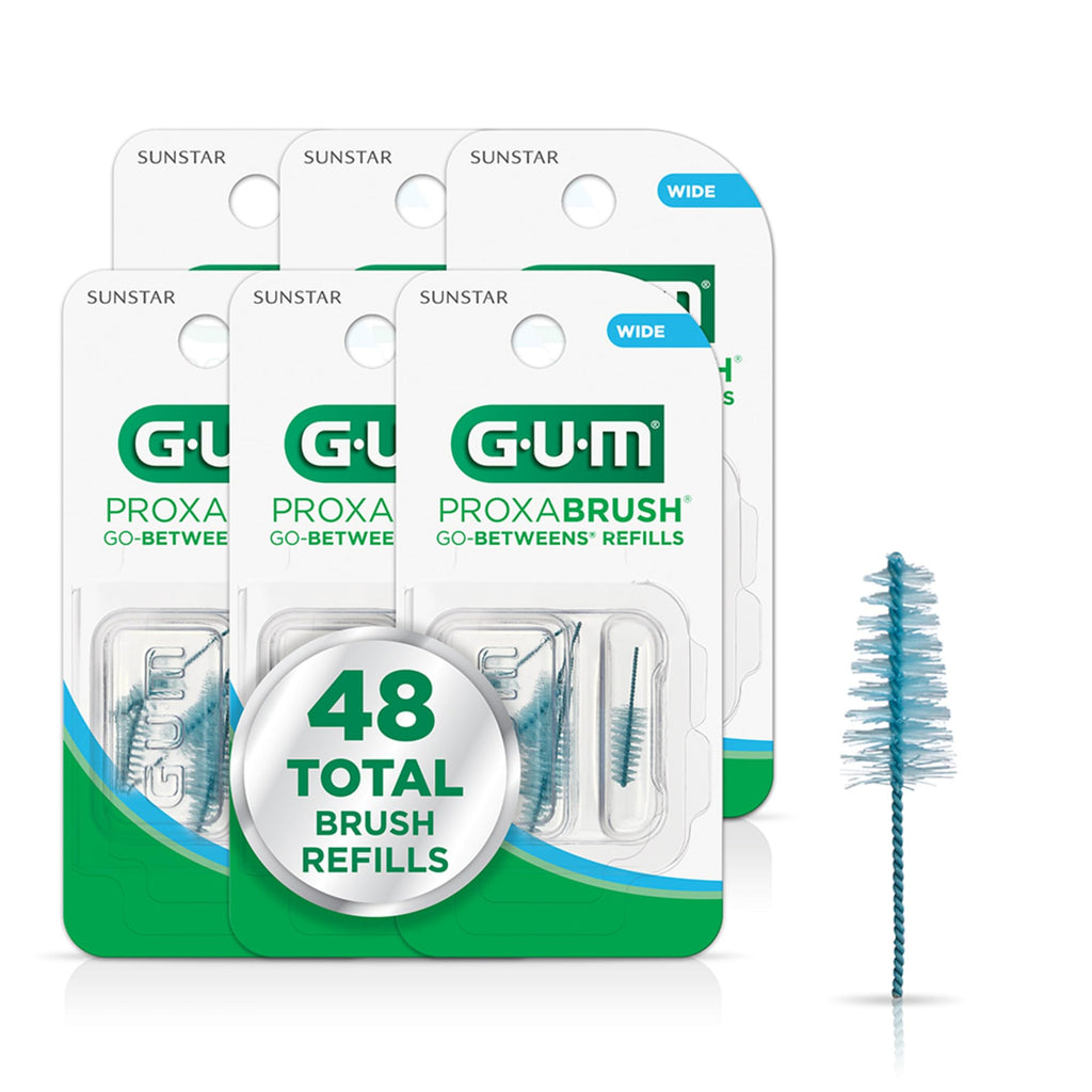 GUM Proxabrush Go-Betweens Refills for Braces

