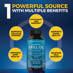Viva Naturals Antarctic Krill Oil Omega-3 with Astaxanthin

