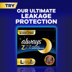 Always Maxi Overnight Pads with Wings Extra Heavy Unscented

