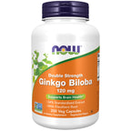 NOW Ginkgo Biloba Double Strength 120 mg Veg Capsules

