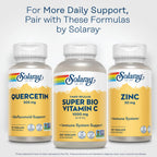 Solaray Quercetin 500mg Capsules - Vegan Antioxidant Support

