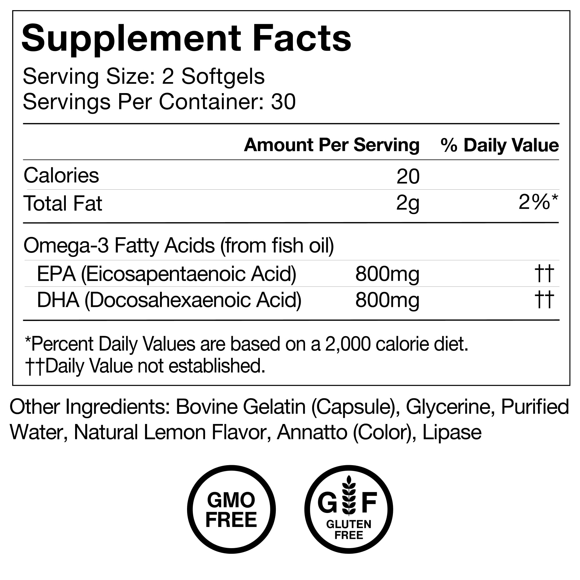 Momentous Omega-3 Fish Oil - Heart & Brain Support

