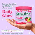 Creatine Gummies for Women with Collagen, D3 & Calcium

