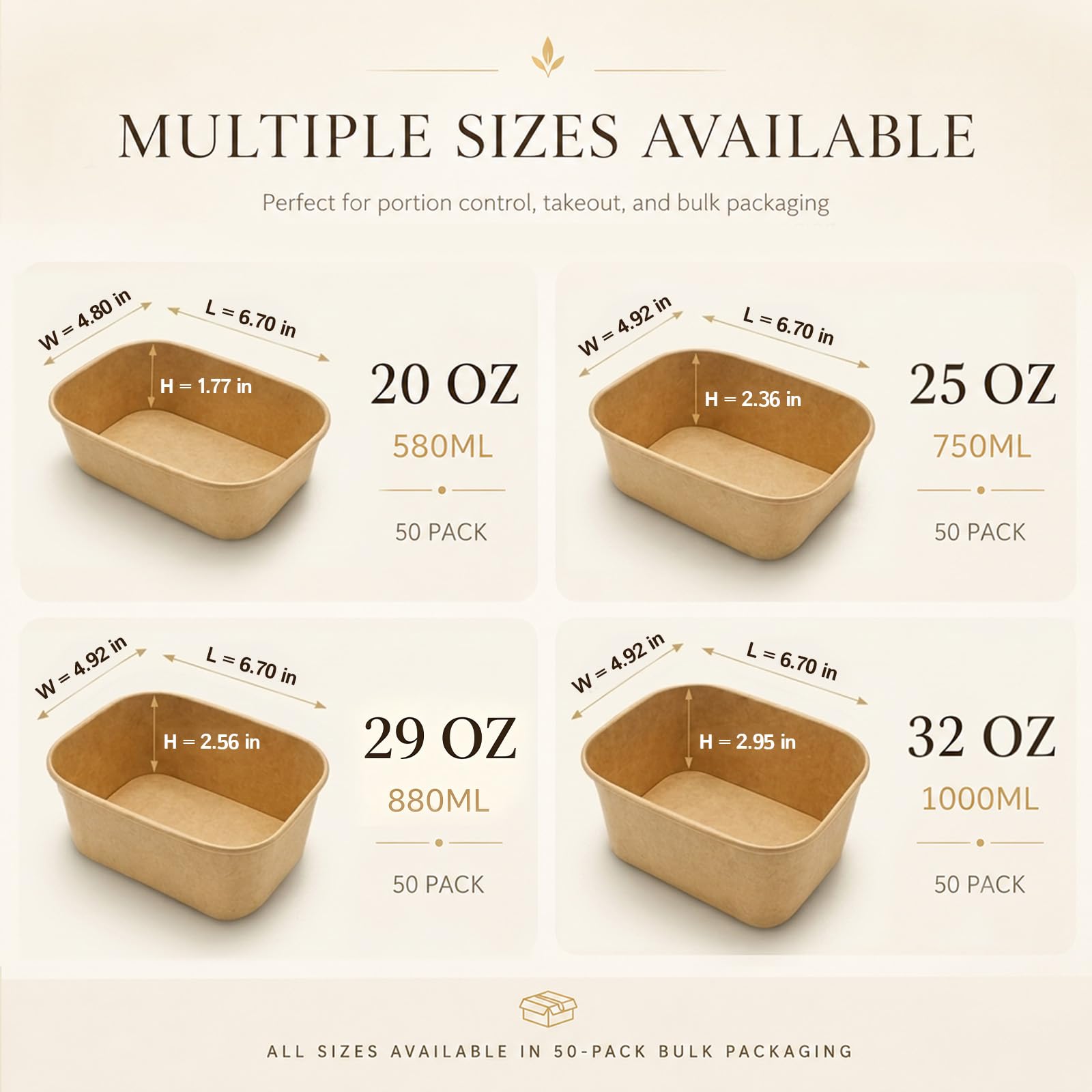 Kaderron Paper Bowls with Lids – Heavy Duty, Microwave Safe

