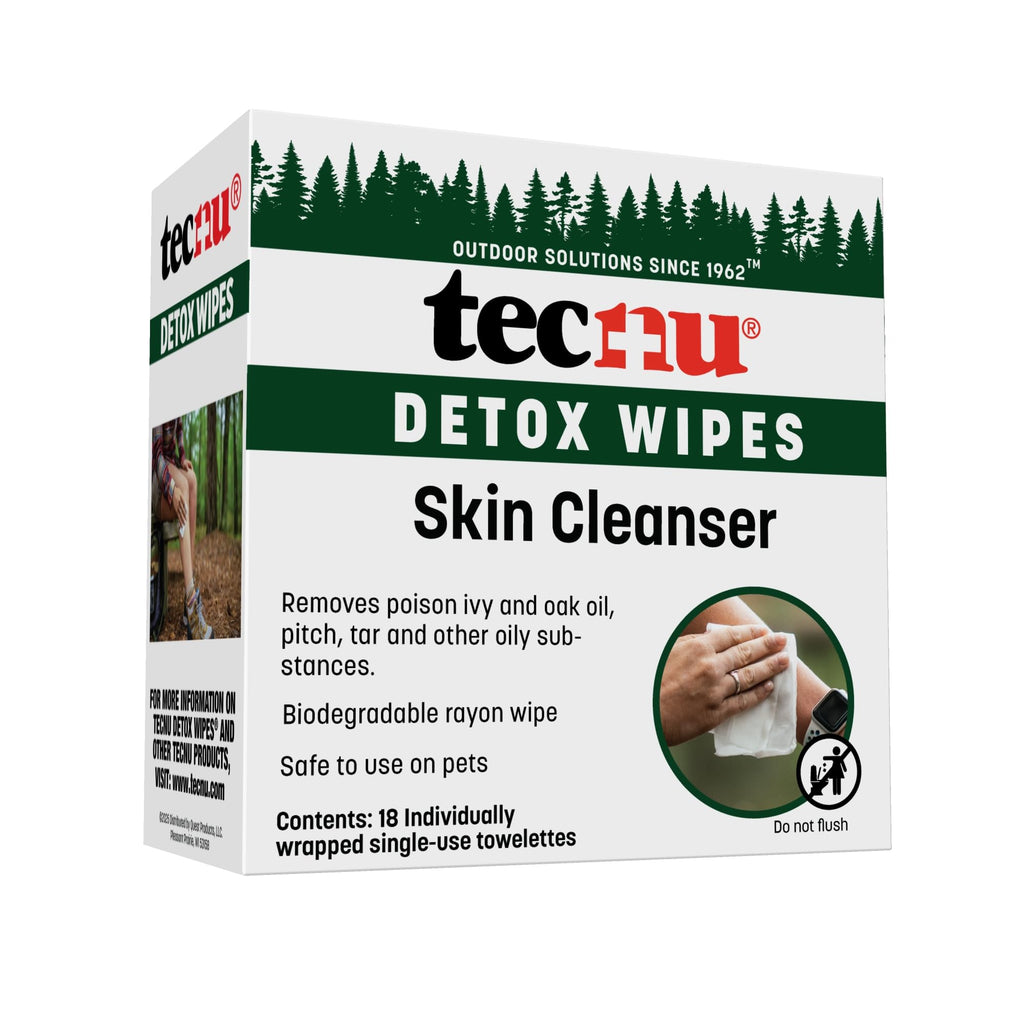 Tecnu Detox Wipes Urushiol Oil Remover Poison Ivy Oak Sumac

