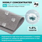 Ag Silver Calcium Alginate Wound Dressing 4x4 - Nonstick

