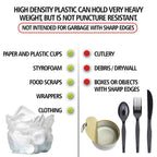 Aluf Plastics High-Density Trash Bags | Coreless Roll

