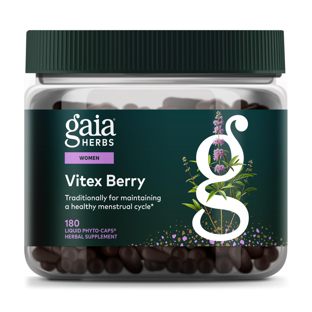 Gaia Herbs Vitex Berry Chaste Tree Herbal Supplement