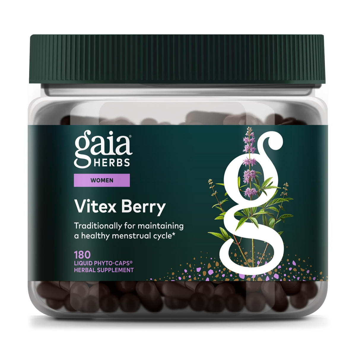 Gaia Herbs Vitex Berry Chaste Tree Herbal Supplement