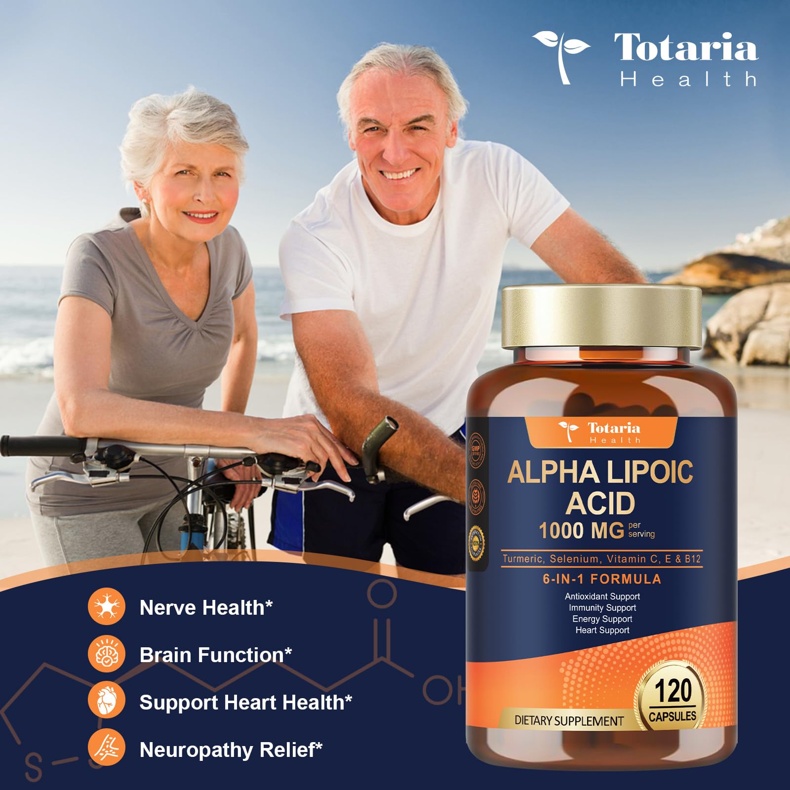 Totaria Alpha Lipoic Acid Supplement - Universal Antioxidant

