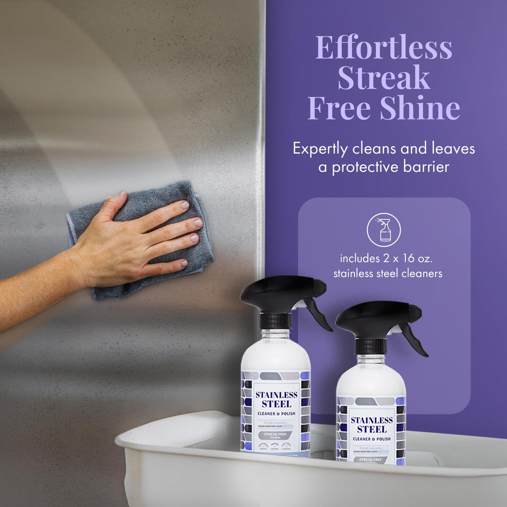 Therapy Stainless Steel Cleaner and Polish Lavender Scent

