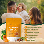 VivoNu Pumpkin Seed Oil with Saw Palmetto - Cold Pressed

