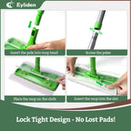Eyliden Sweeper Mop Starter Kit with Disposable Cloths

