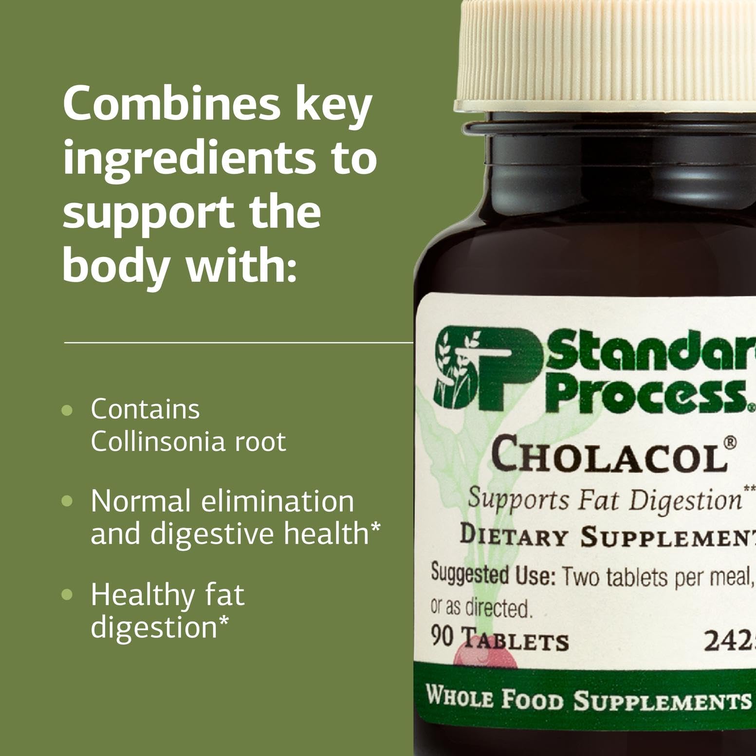 Cholacol Gallbladder Support Supplement by Standard Process

