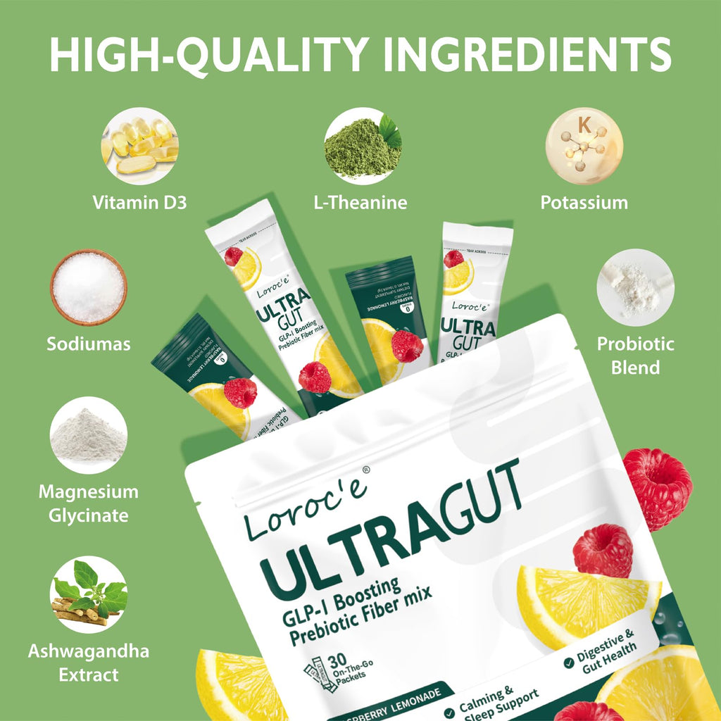 UltraGut Fiber Powder for Gut Health | On the Go

