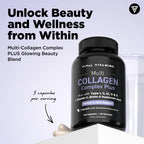 Vital Vitamins Multi Collagen Complex Plus for Hair & Skin

