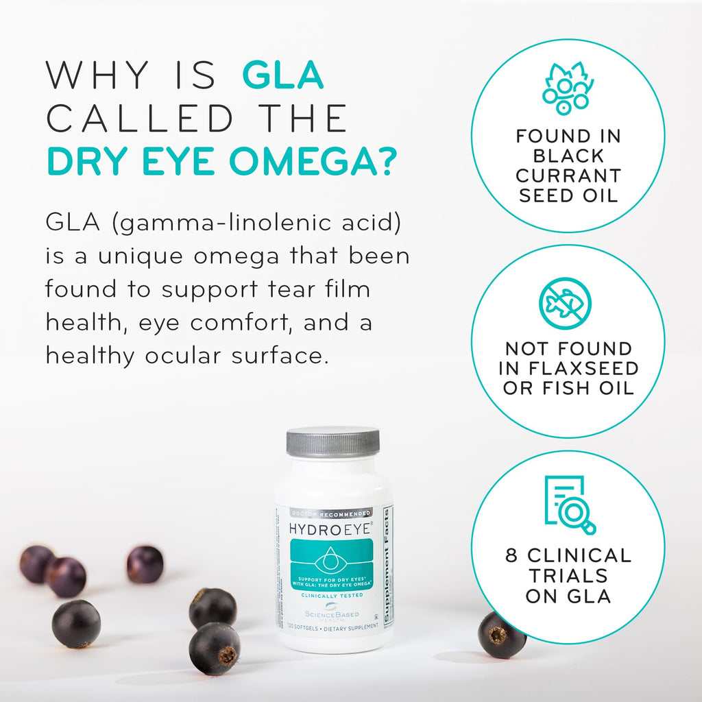 HydroEye Dry Eye Supplement by ScienceBased Health

