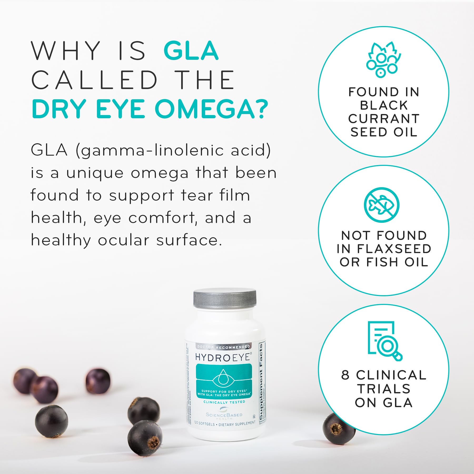 HydroEye Dry Eye Supplement by ScienceBased Health

