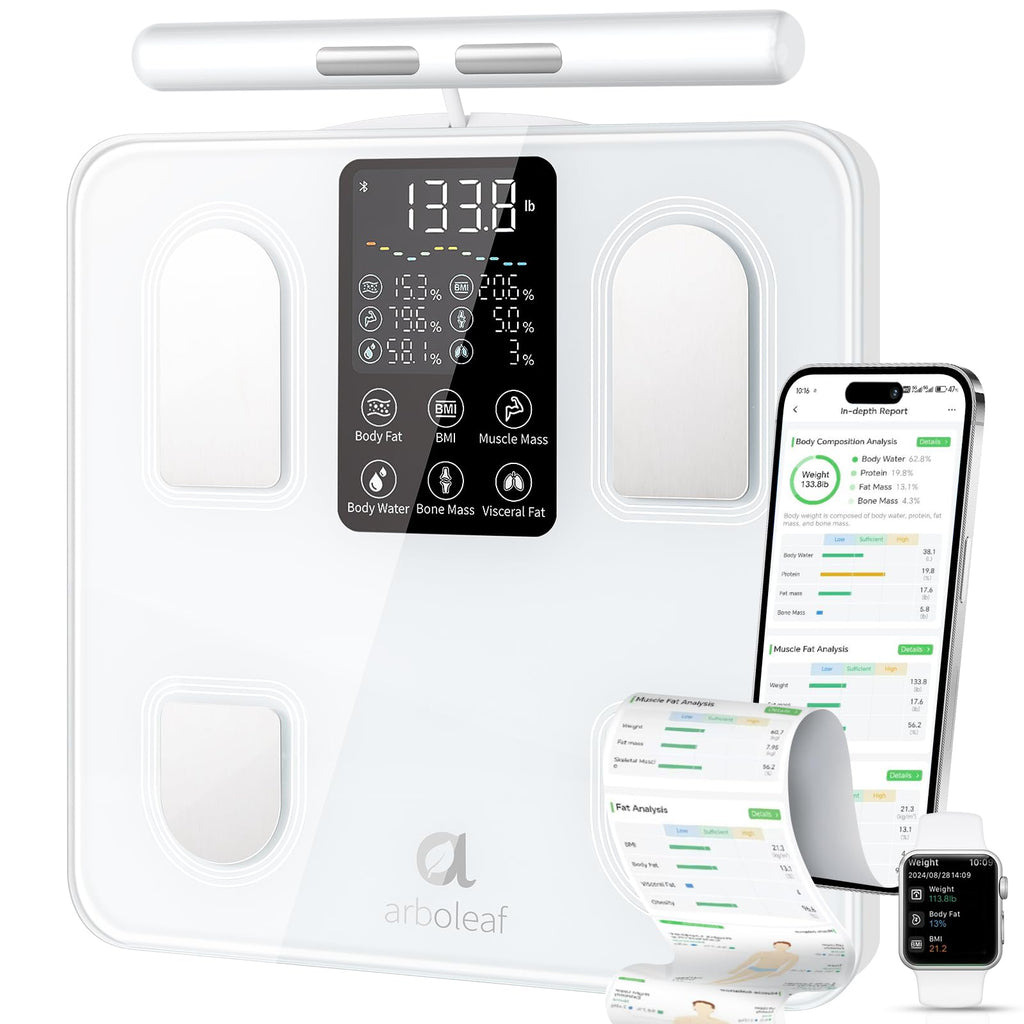 Arboleaf 8-Electrode Smart Body Scale with Body Composition

