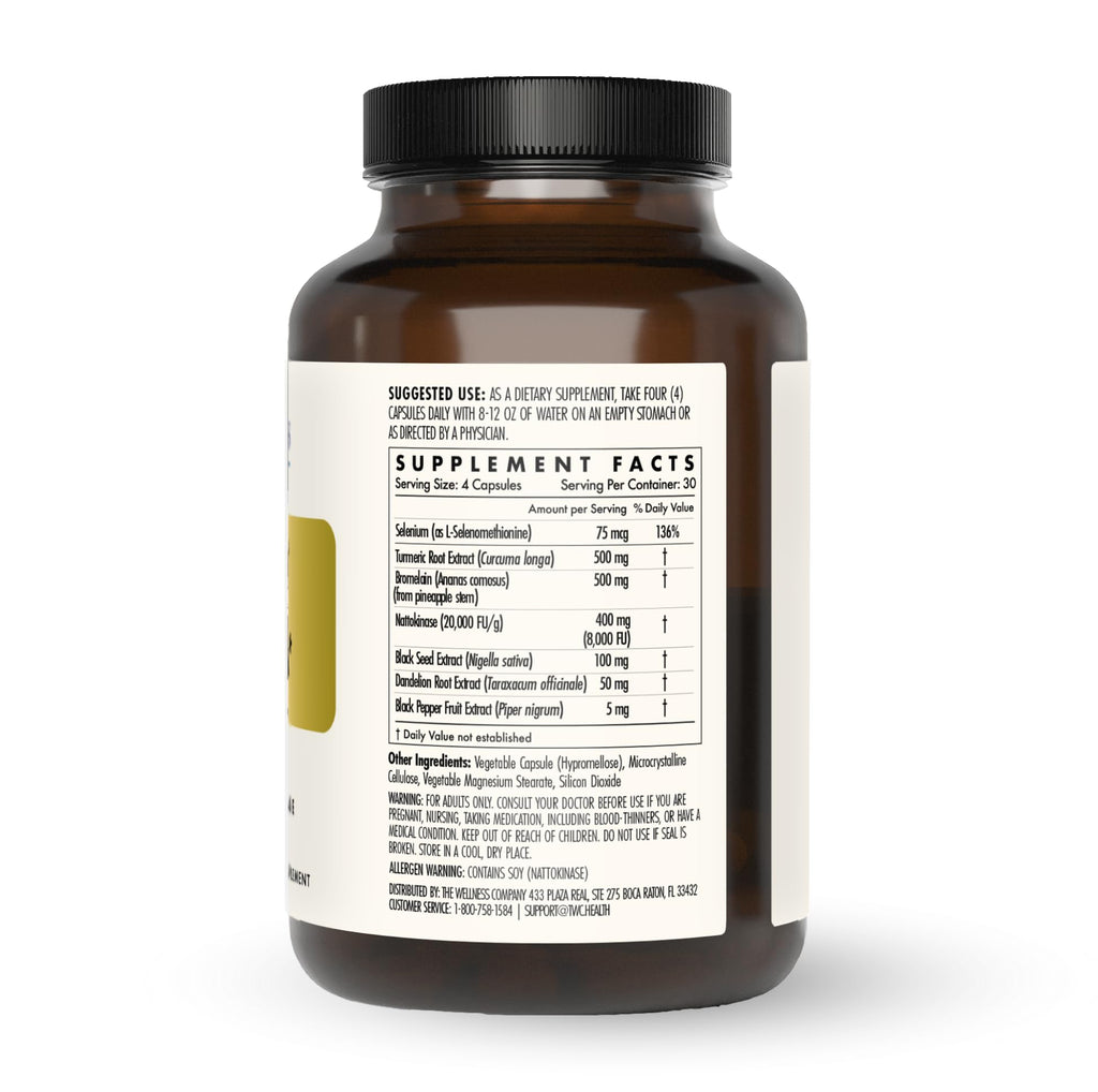 Spike Detox 3-in-1 Nattokinase Turmeric Bromelain - Wellness Co


