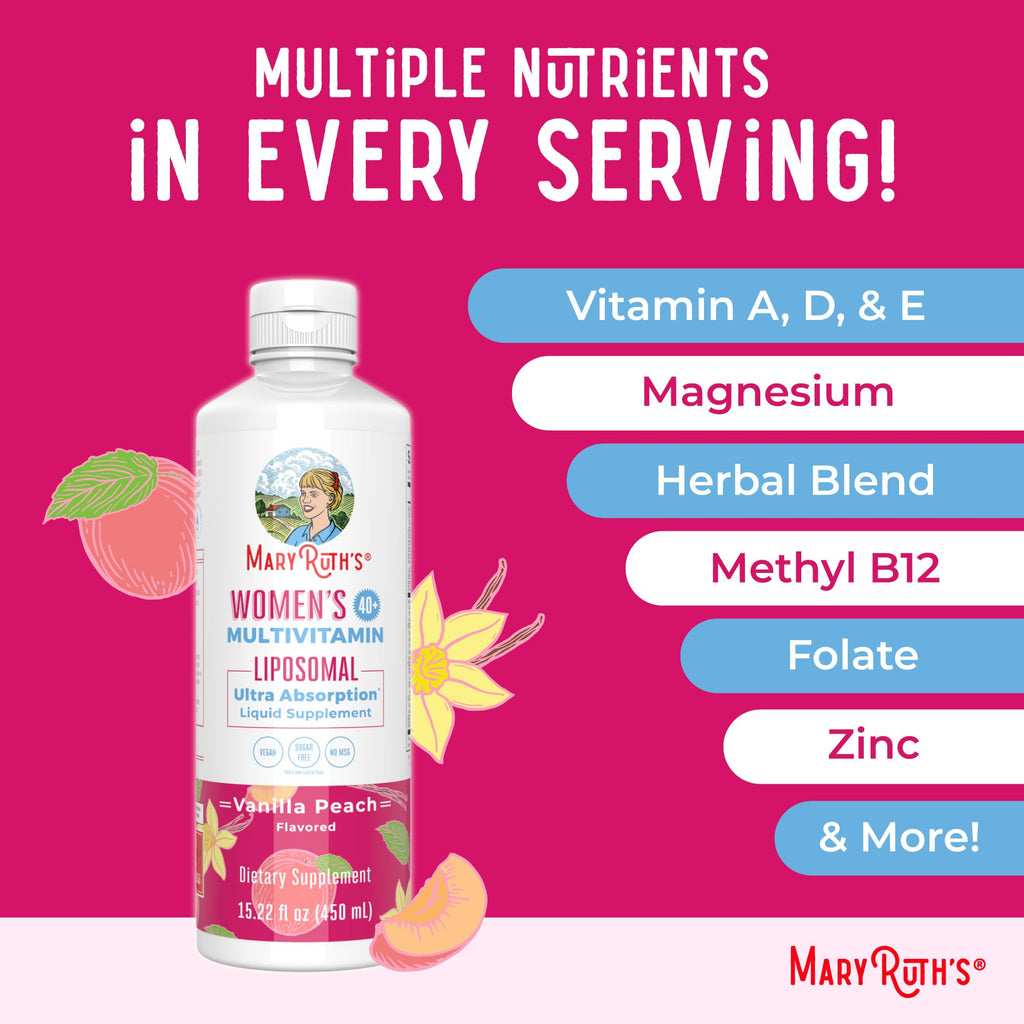 MARYRUTH'S Liposomal Multivitamin for Women – Immune Support

