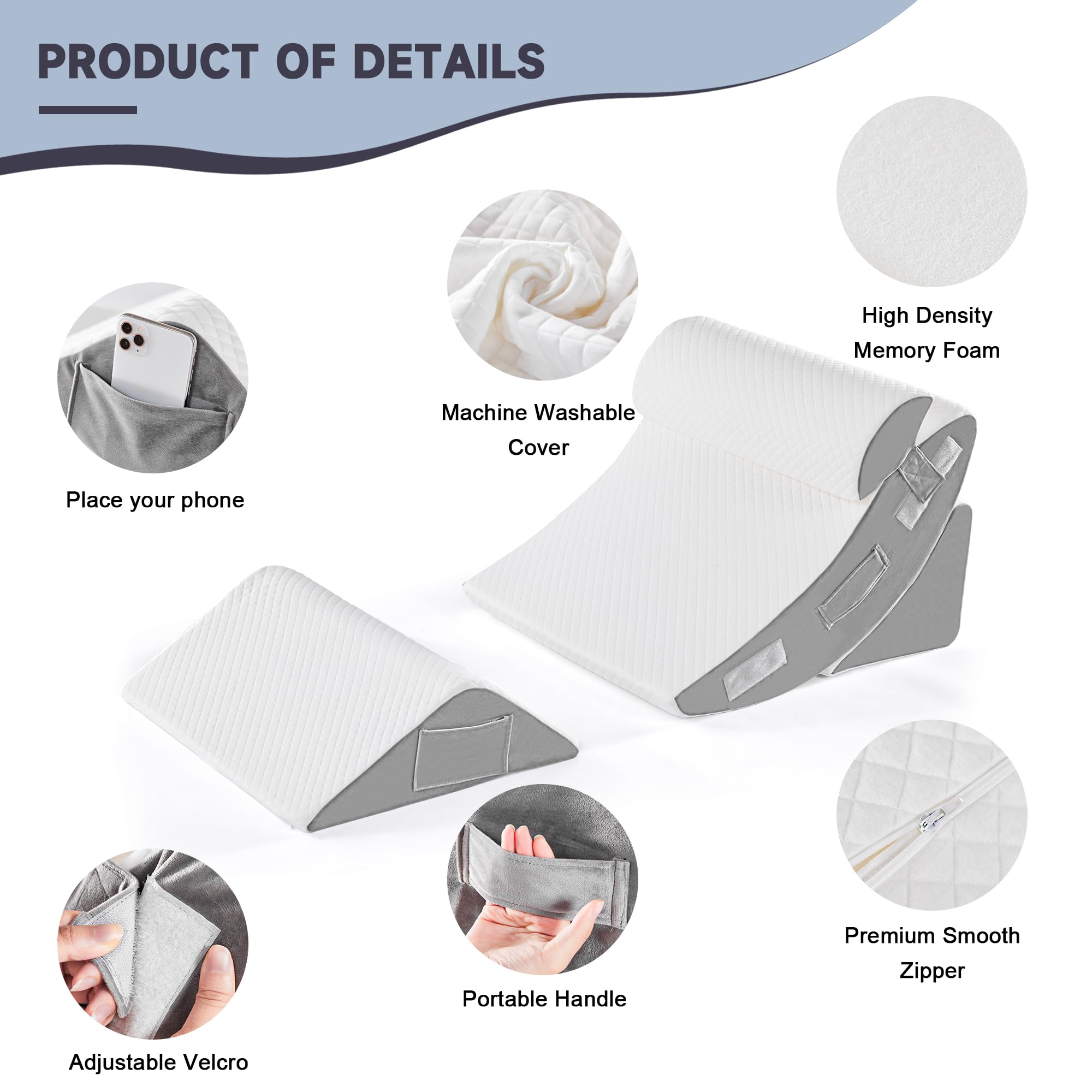 Bed Wedge & Elevation Pillows | Sleep Support

