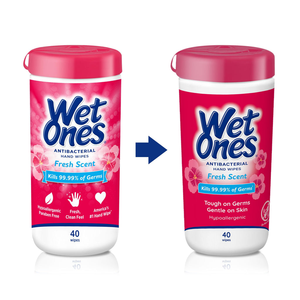 Wet Ones Antibacterial Hand Wipes with Aloe

