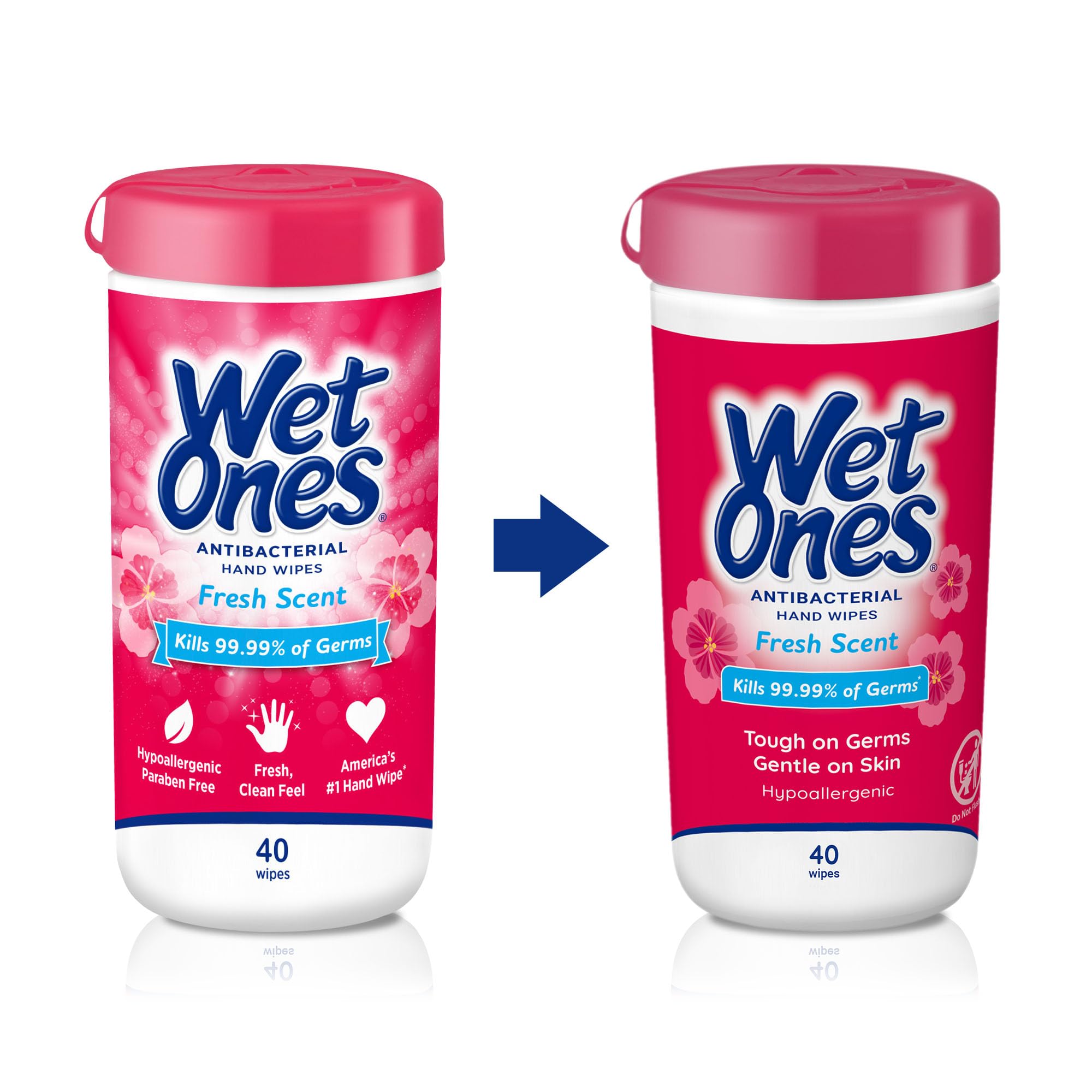 Wet Ones Antibacterial Hand Wipes with Aloe

