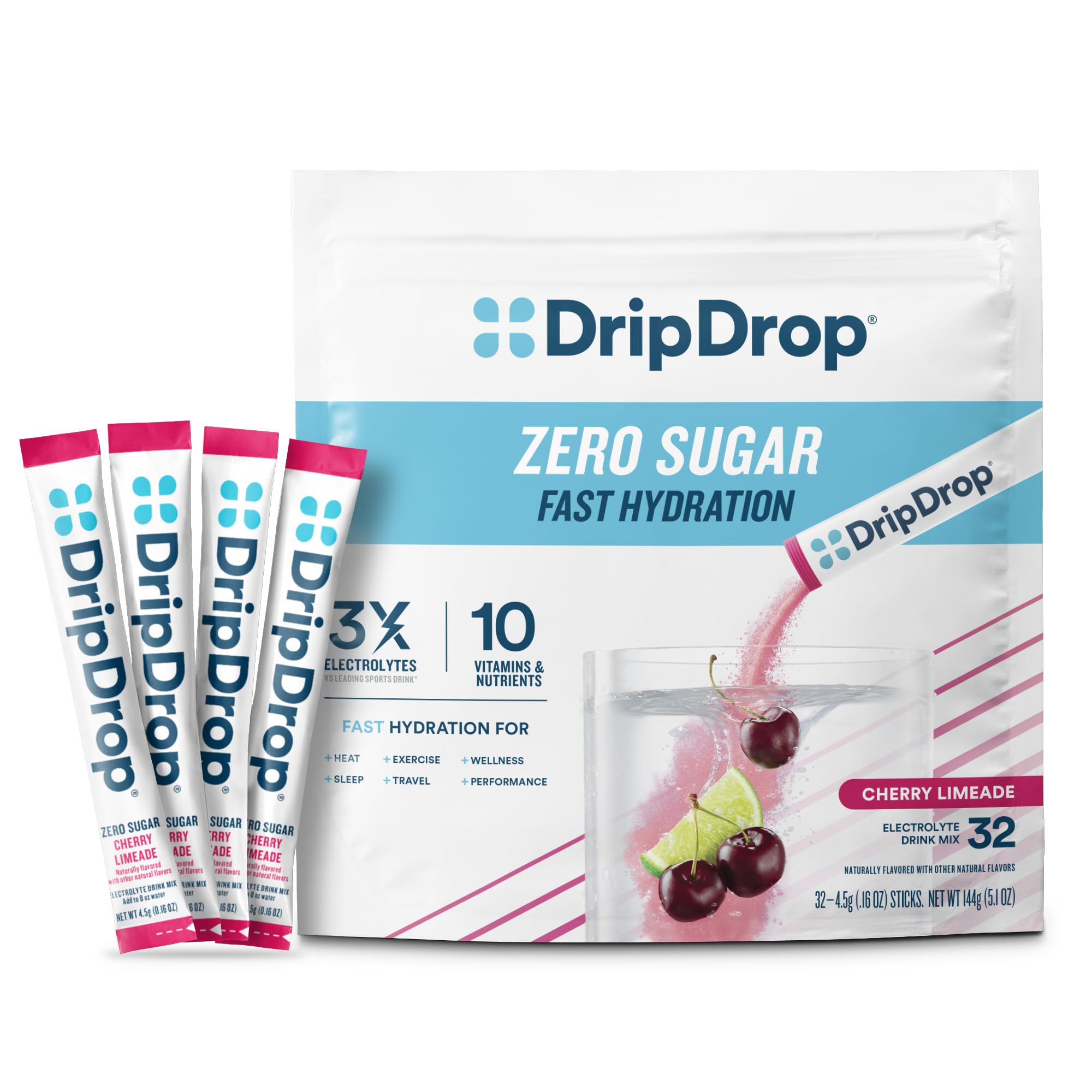 DripDrop Sugar Free Hydration - Electrolyte Drink Mix