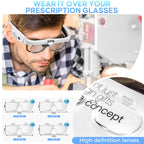 Magnifying Glass with Light Headset for Close Work

