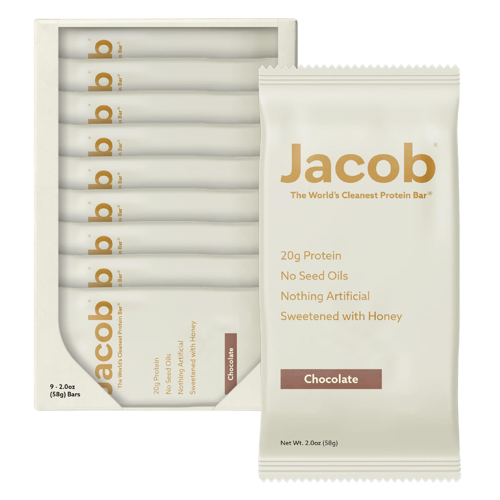 Protein Bars by Jacob Bar | Grass-Fed 20g Protein

