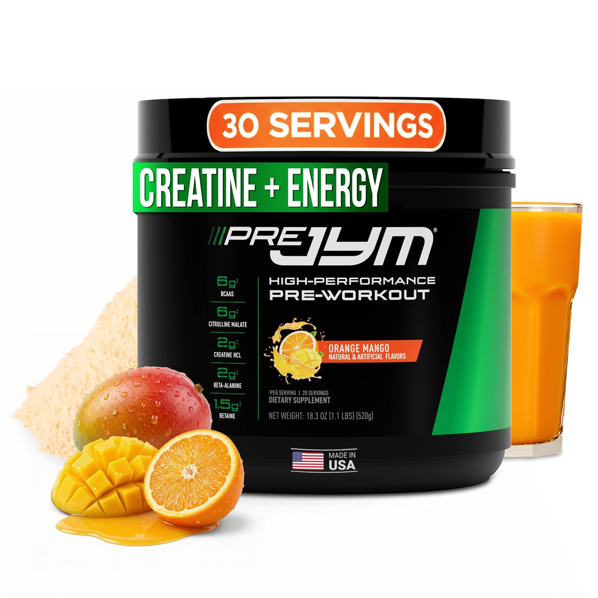 JYM Supplement Science Pre JYM Pre Workout Powder
