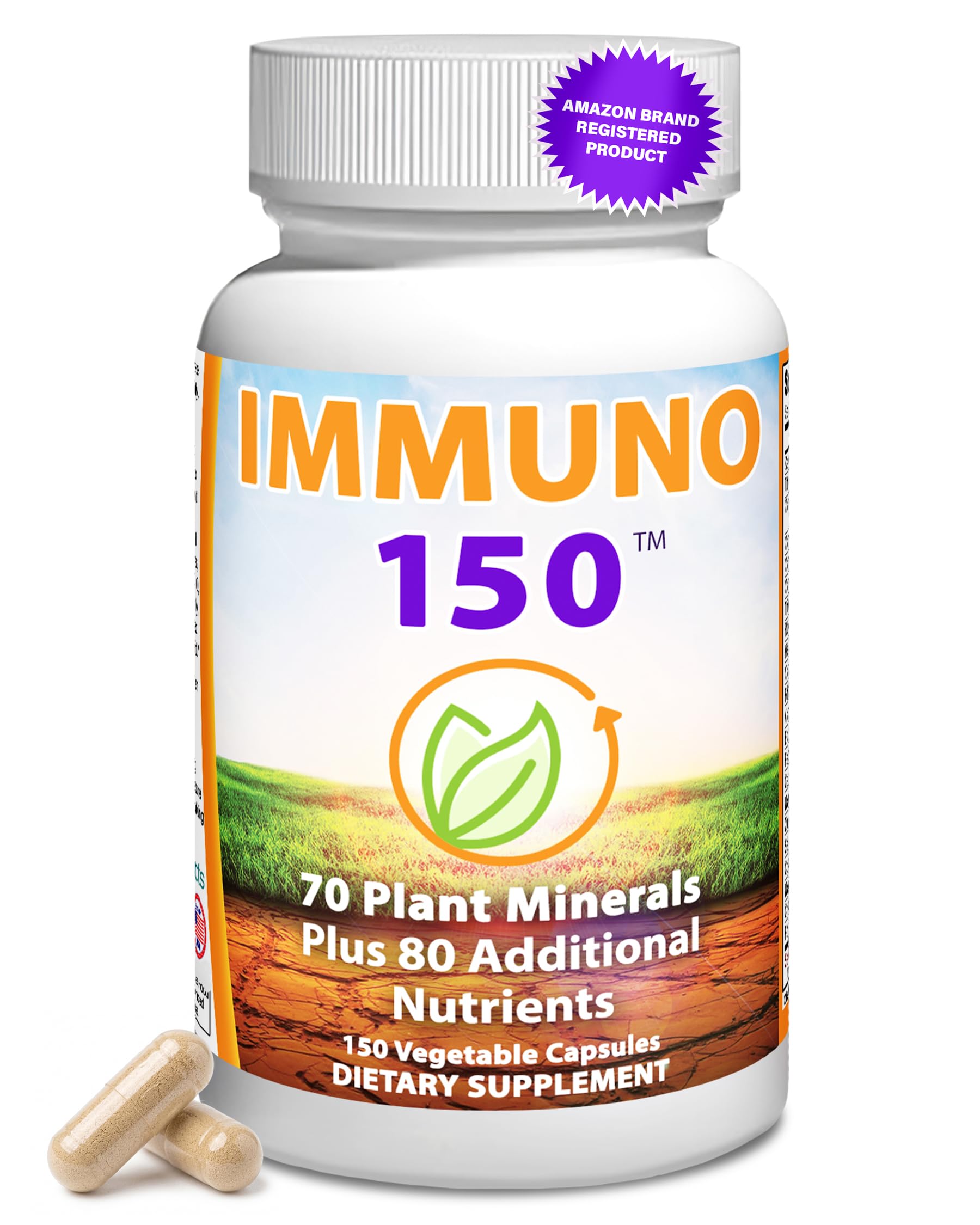 Immuno Immune Support Supplement - Plant-Based Mineral Blend

