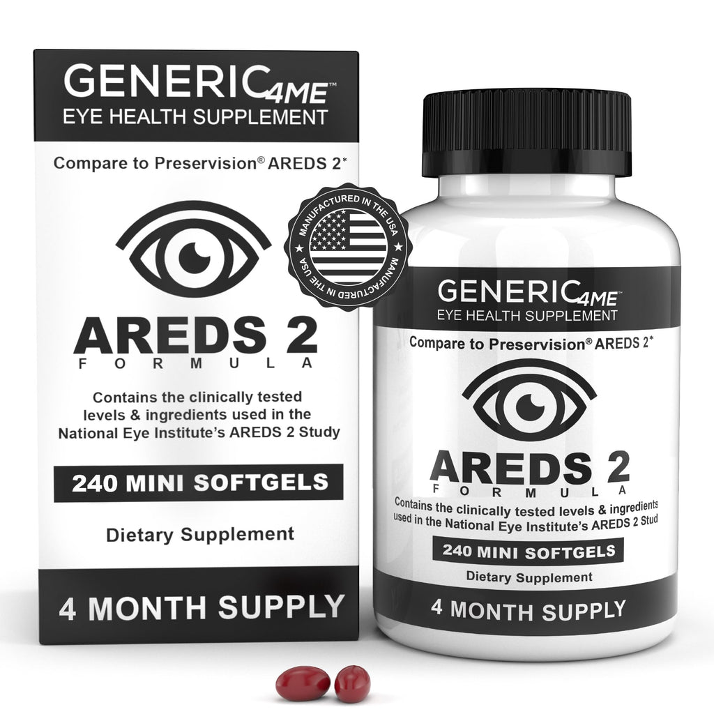 AREDS 2 SoftGels for Eye Health | Generic4me


