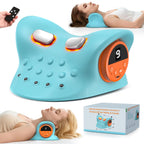 Smedz Neck Massager 4-in-1 with Heat, Vibration, Remote

