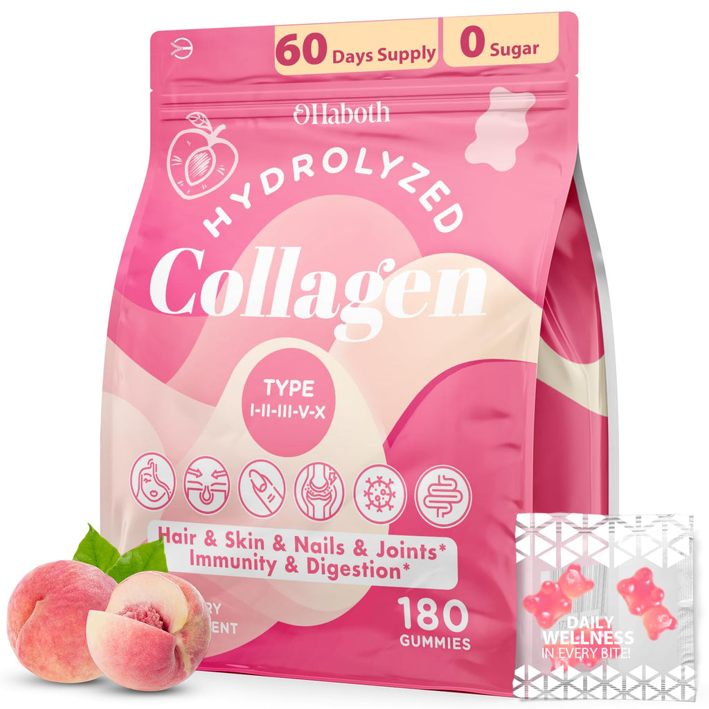 Hydrolyzed Collagen Gummies for Skin, Hair, Nails and Joints

