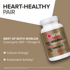 Qunol Plus Ubiquinol with Omega Fatty Acids for Heart Health

